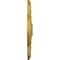 Ekena Millwork Bonetti Ceiling Medallion (Fits Canopies up to 5 1/8"), Hnd-Painted Iridescent Gold, 20"OD x 1 3/4"P CM20BOIGS - alternate 2